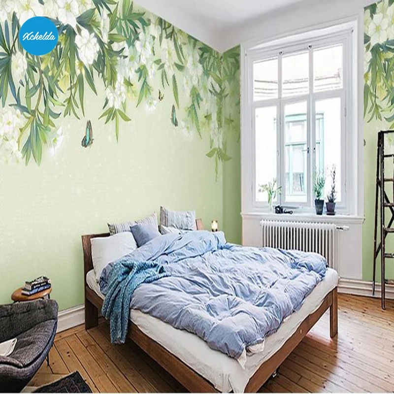 XCHELDA Custom 3D Wallpaper Design Tea Tree Photo Kitchen Bedroom Living Room Wall Murals Papel De Parede Para Quarto