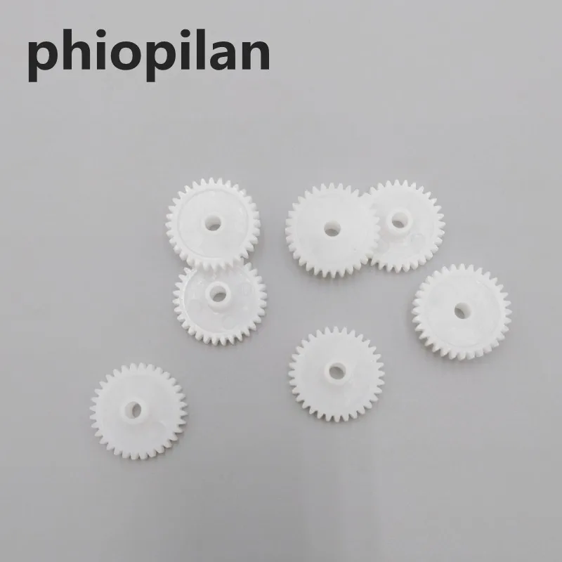 PHIOPILAN 0.5 modulus 32T 32-2A 32 Teeth single gear Aperture 1.95mm Plastic motor tight with 2mm rc model robot | Обустройство дома