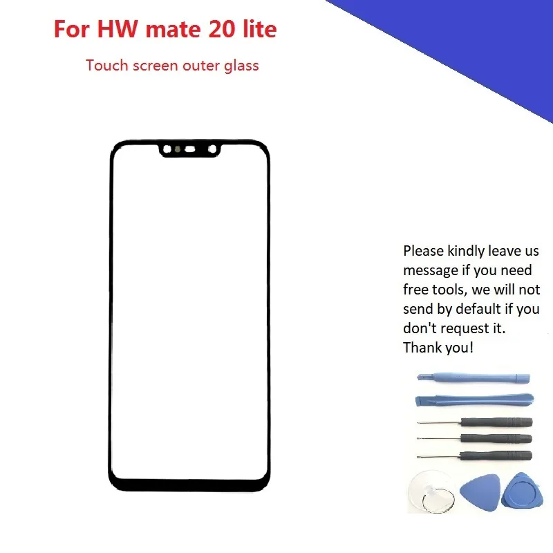 

5pcs/lot Touch Screen Outer Glass for Huawei Mate 20 Lite 20x 20 Pro P20 20 Pro Touch Panel Glass Lens Digitizer fine quality