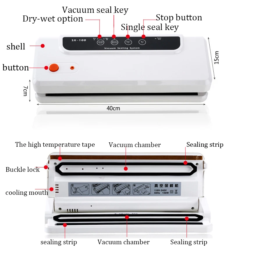 food vacuum sealer pack
