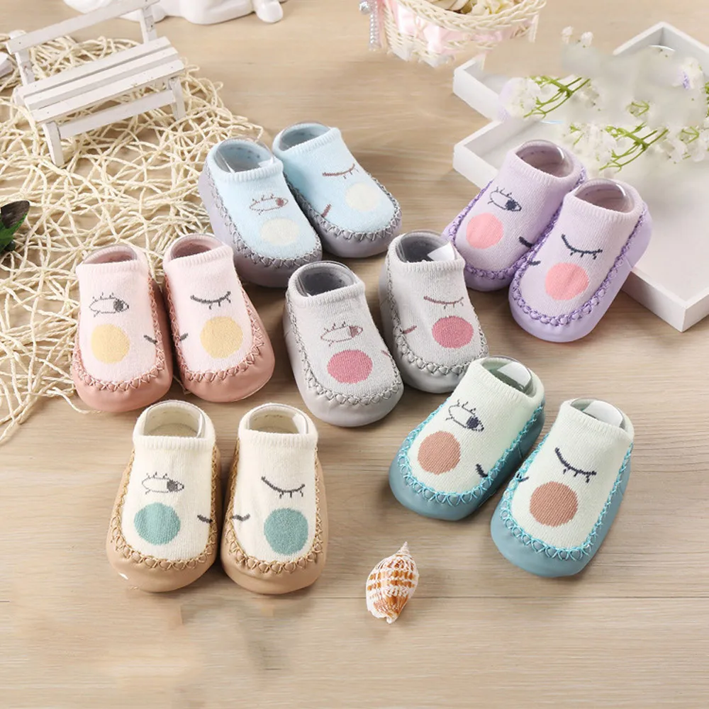Г., высококачественные носки-тапочки с рисунком глаз для новорожденных мальчиков и девочек Нескользящие Детские ступни, Прямая поставка