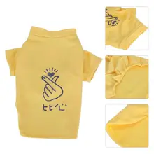 Футболка для домашних животных одежда для отдыха для собак модная повседневная одежда для собак мягкий собачий одежда милый узор собаки щенков кошки