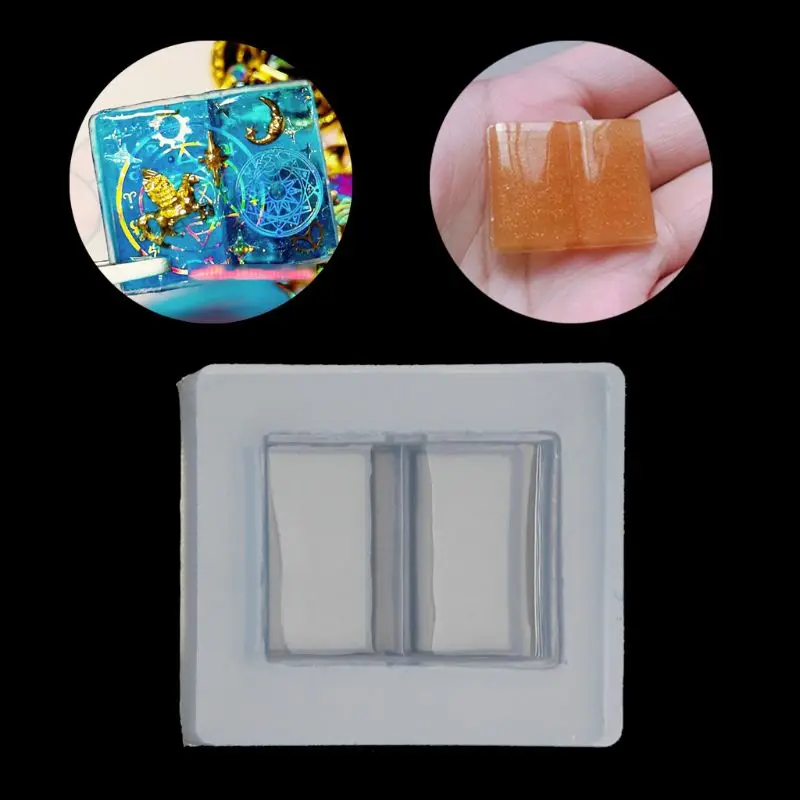 

Magic Open Book Resin Casting Silicone Molds DIY Keychain Earrings Jewelry Tools