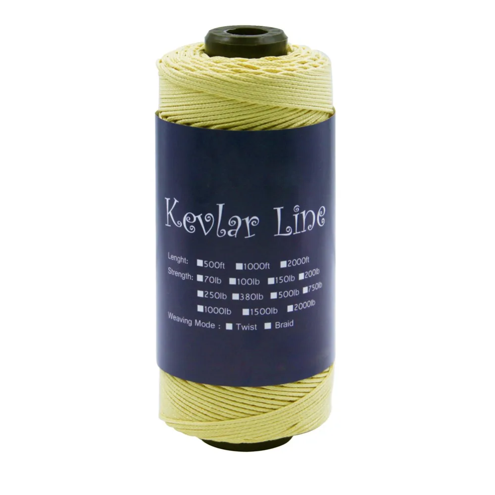 

500ft 500lb Kevlar Braided Line for Fishing Kite Line String for Large Parafoil Stunt Kite Flying Outdoor Sport Camping Hiking