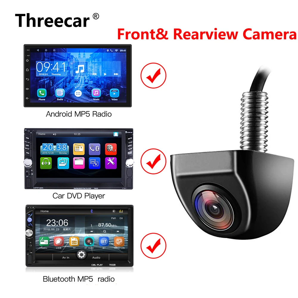 

Waterproof 170 Degree Night Vision Backup/Front View Camera HD lens Backup Camera Vehicle Trucks Parking Assistance Camera