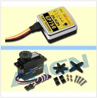 

Align GP750 Headlock Gyro with DS520 Rudder Servo Combo /TREX
