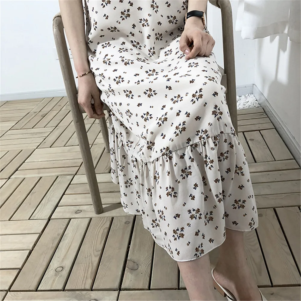 Sexy Beach V Neck Dress 2018 Summer Vacation Loose Dress Casual Vestidos Strapless Women Bow Dresses Boho Vintage Maxi Dress (2)