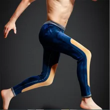 Горячая Распродажа термобелье мужчины s кальсоны мужские зимние длинные брюки теплые толстые M-XXXL