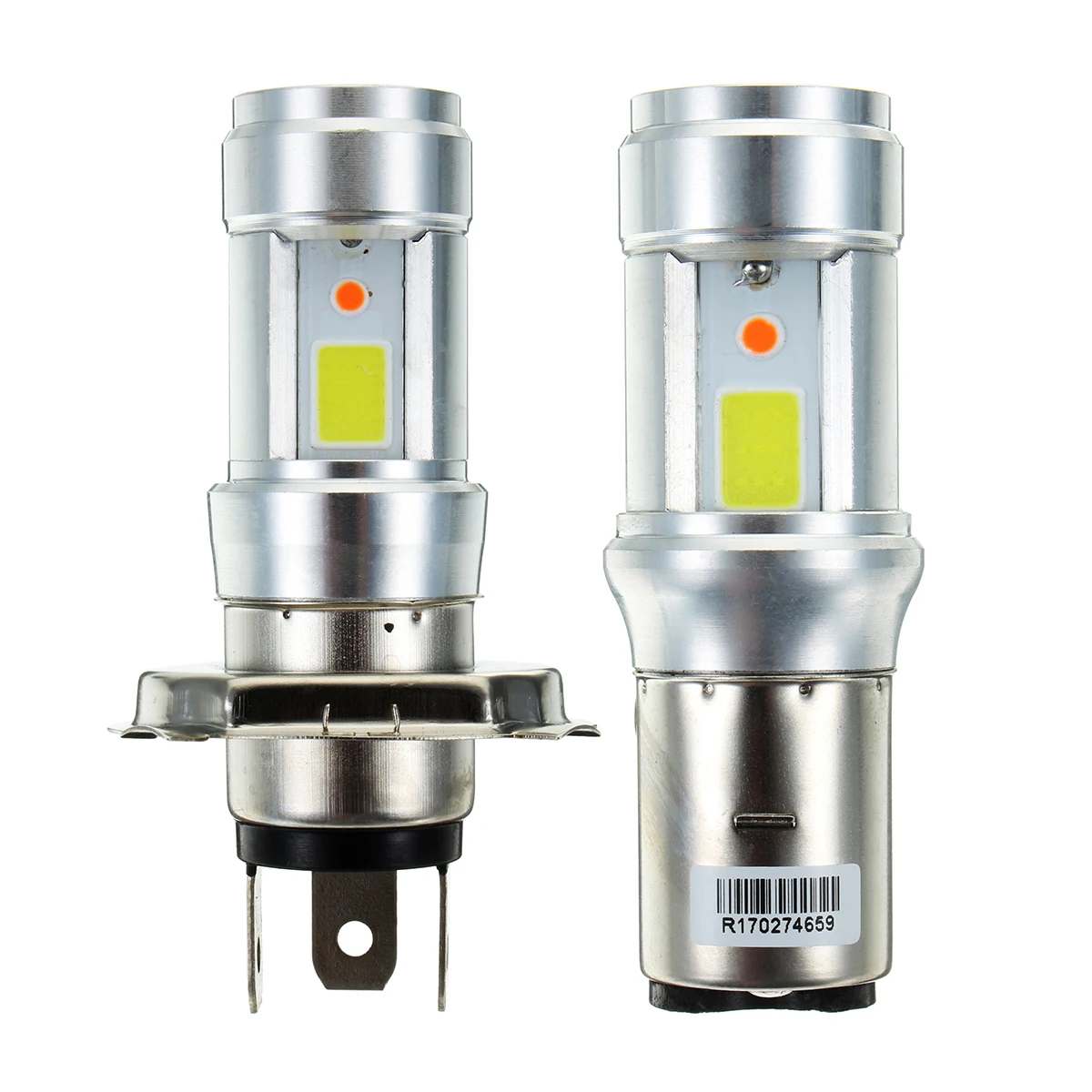B20D H4 18W 12V Scooter Motorbike Headlight Bulb 3000LM LED White