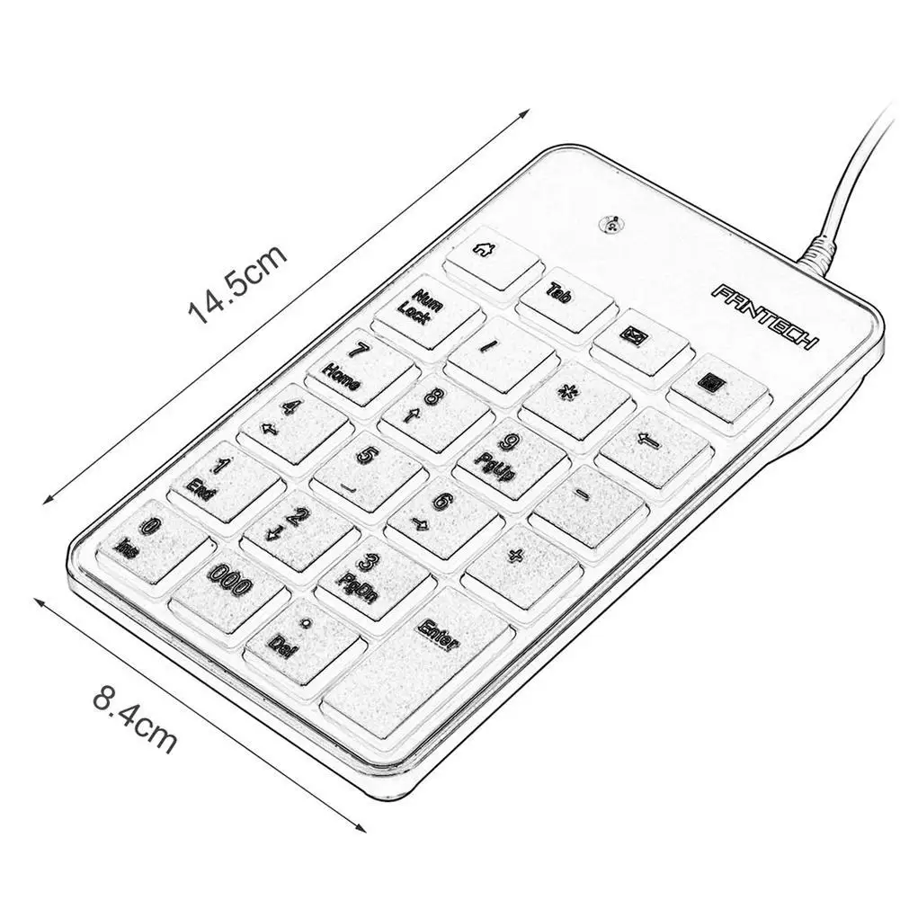 23 клавиши Pad беспроводной 2 4G USB цифровая мини клавиатура/Клавиатура Для IMac