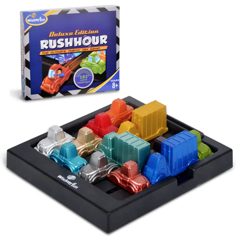 Rushhour трафика варенье время пик час игры Детская мышление логика оформление Игра Головоломка игрушка настольная игра для детей