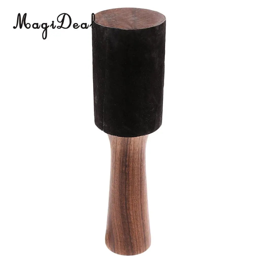 Tibetan Buddhism Singing Bowl Mallet Wood   w/ Leather Head for Relax Yoga Art Crafts