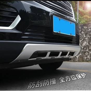 

Car Accessories For Cadillac XT5 2016 2017 Aluminum Alloy Front Rear Bumper Guard Protector Skid Plate Bumper Sills Covers 2Pcs