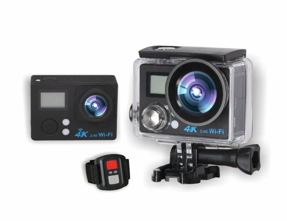 Популярная Экшн камера Ultra HD 4 K Wi Fi 1080p 60fps для дайвинга 30 м водонепроницаемая