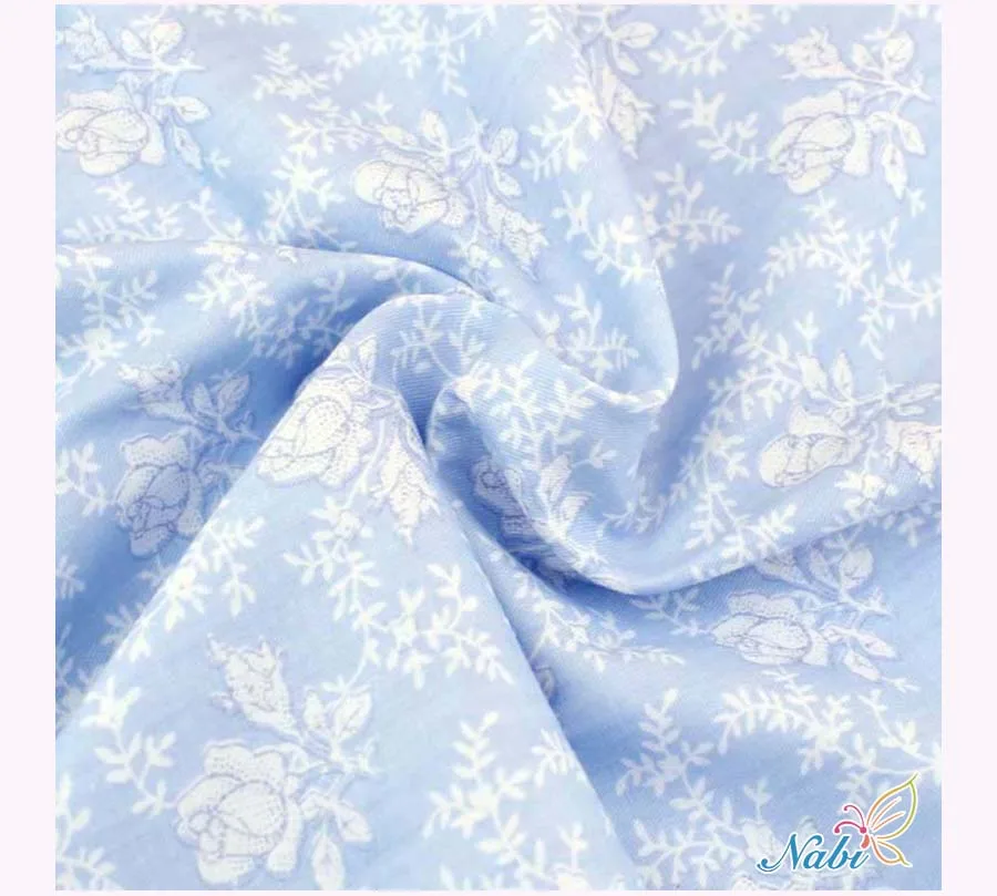 SMTA Cotton fabric the cloth Patchwork Fabrics by the meter Clothing for furniture Antique rose sticky twill