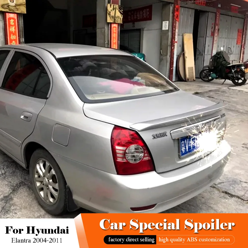Задний спойлер для HYUNDAI ELANTRA черный и белый автомобиля 2004 2005 2006 2007 2008 2009 2010