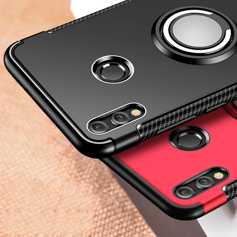

Finger Ring 360 Full Protector Case For Huawei Honor 8X Honor 8 Lite 8 Armor Hybrid Cover Silicone Case Huawei Honor 9 7X 8X Max