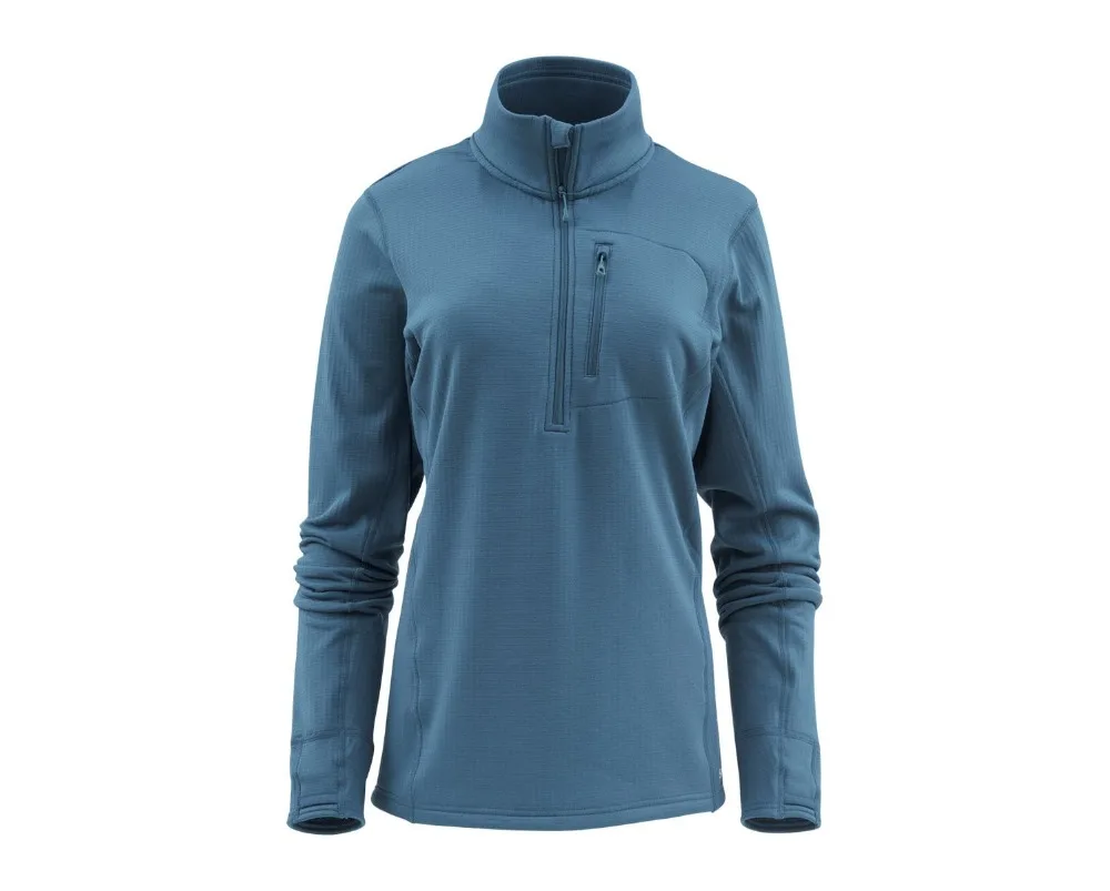 

2019 Spring Fall Si*ms Women Fishing Jackets Women's Fleece Midlayer Half Zip Fast Dry UV Outdoor Fishing Jacket USA Size S-L