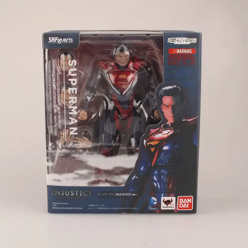 Экшн фигурка INJUSTICE League Super Man ПВХ игрушка в подарок 16 см|Игровые фигурки и