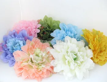 

100 pieces Artificial Chrysanthemum Silk Flower Heads for wedding decoration Hair Clip Garland Floral craft DIY B88