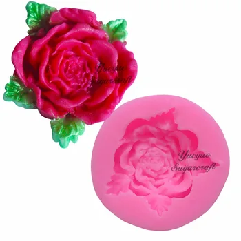 

Yueyue Sugarcraft Rose Flower silicone mold fondant mold cake decorating tools chocolate confeitaria mold baking accessories