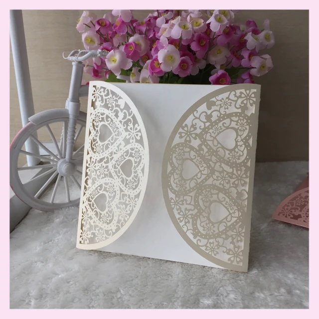 100pcs Lot Bat Bar Mitzvah Decoration Shining Paper Laser Cut Pretty 100pcs Lot Bat Bar Mitzvah Decoration Shining Paper Laser Cut Pretty Love Heart Design Wedding Invitation Cards Ceremony