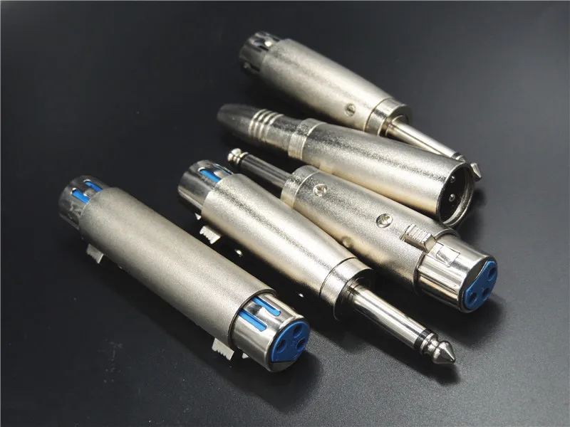 1pcs High Quality Xlr Male Female To 6 35mm Male Female Connector 6 35mm To Xlr 3pin To Rca