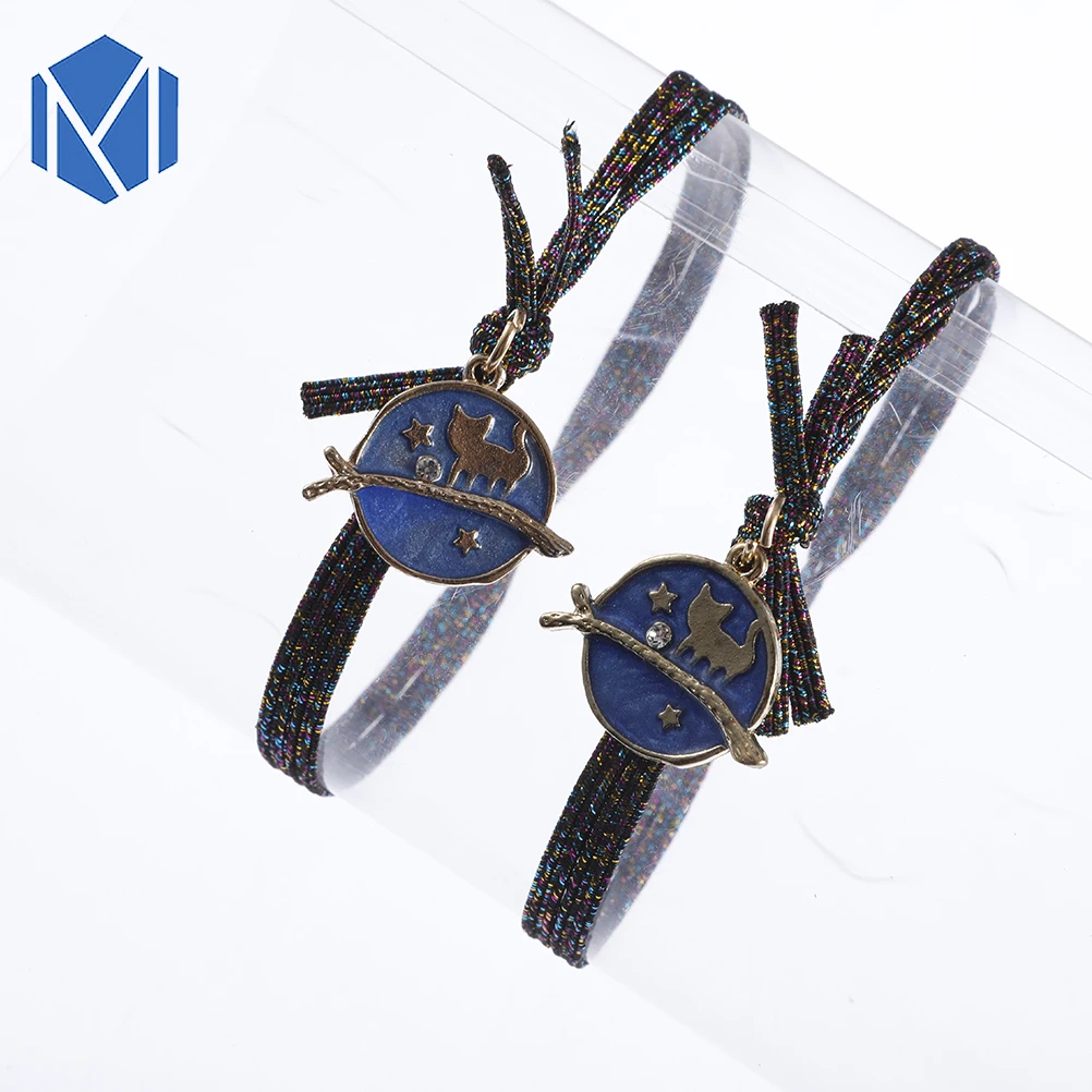 

M MISM 2019 New 2 Pcs/Set Pop Girls Kawaii Rubber Bands Cute Cat Elastic Hair Accessories Hair Ties Gum For Hair