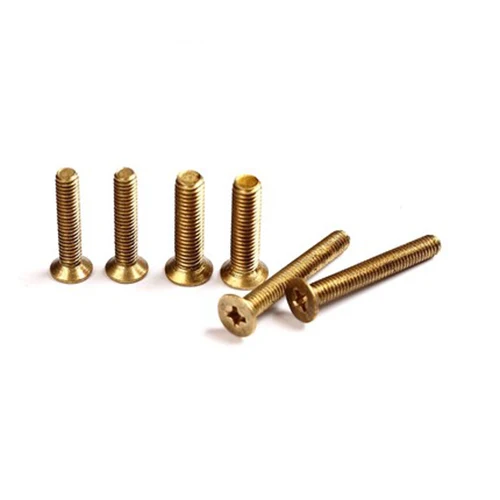 M3x(5/6/8/10/12/16/20/25/30/35mm Length) Brass screws Phillips countersunk head screw copper