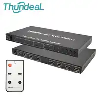 ThundeaL HDMI Matrix 4x4 HD 4 k 2 k HDMI Switch Splitter 4 Ingang 4 Uitgang 3D 1080 p 60 hz True Matrix Converter Adapter + Remote