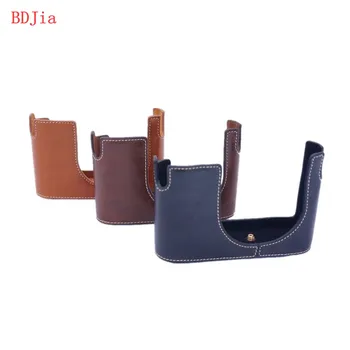 

Newest Fashional Camera Bag Case For Leica Q TYP116 PU Leather Half Body Set Cover With Battery Opening, Free Shipping