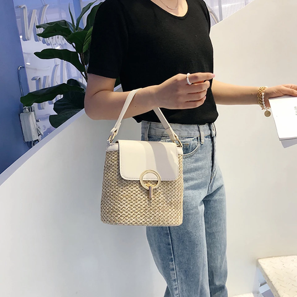 Straw Bucket Bag (20)