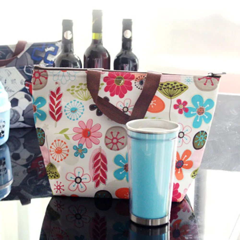 

Waterproof Special Thermal Insulation Materia Storage Tote Portable Insulated Lunch Box Pouch Cooler Nylon Food Bag 10Jun 14