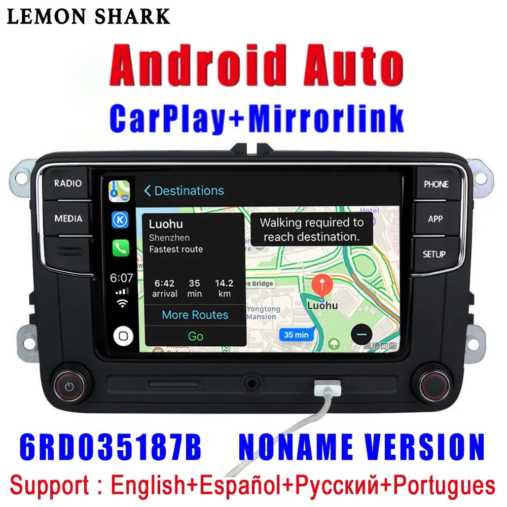 RCD330 Plus RCD330G Carplay Android Авто Noname 6RD 035 187B Автомагнитола MIB для VW Golf 5 6 Jetta MK5 MK6 CC Tiguan Passat Polo