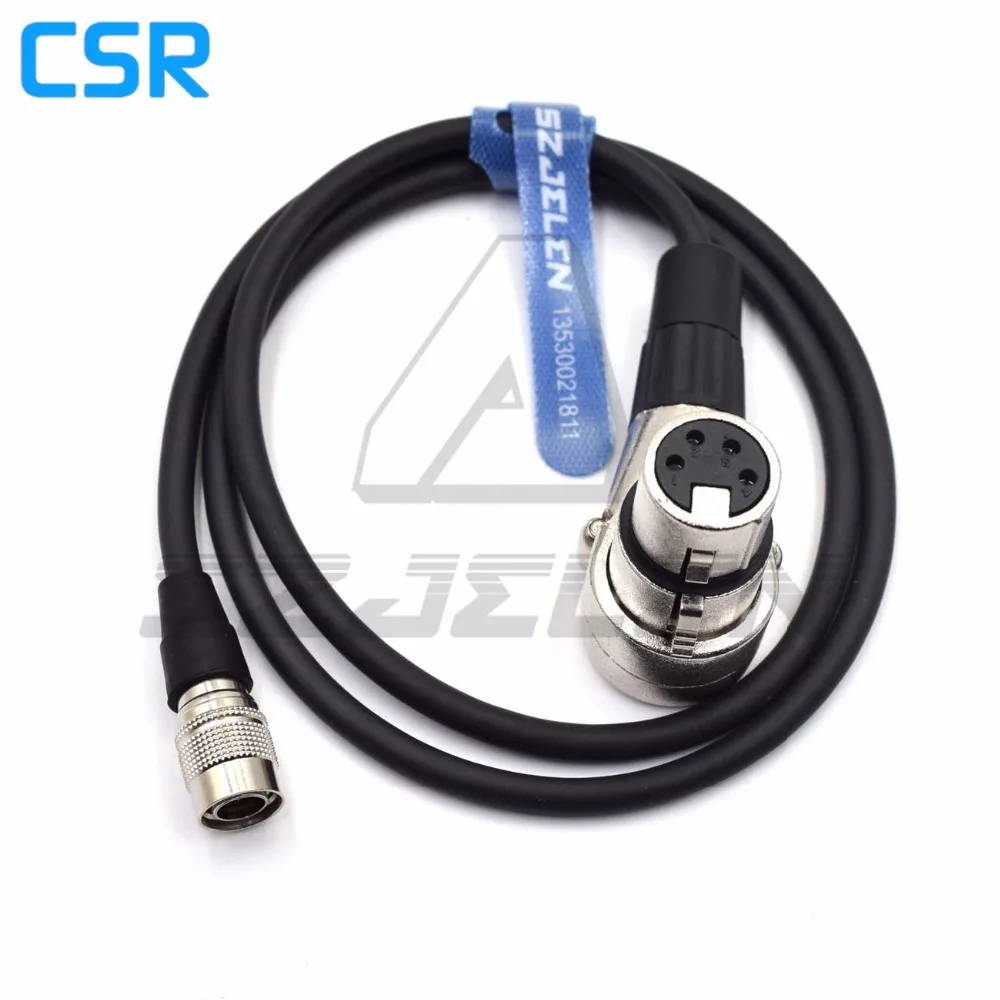 Sony/ ARRI AMIRA camera Hirose 4 pin 12V Выходная мощность к xlr для Panasonic/ tvlogic 075/170A кабель питания
