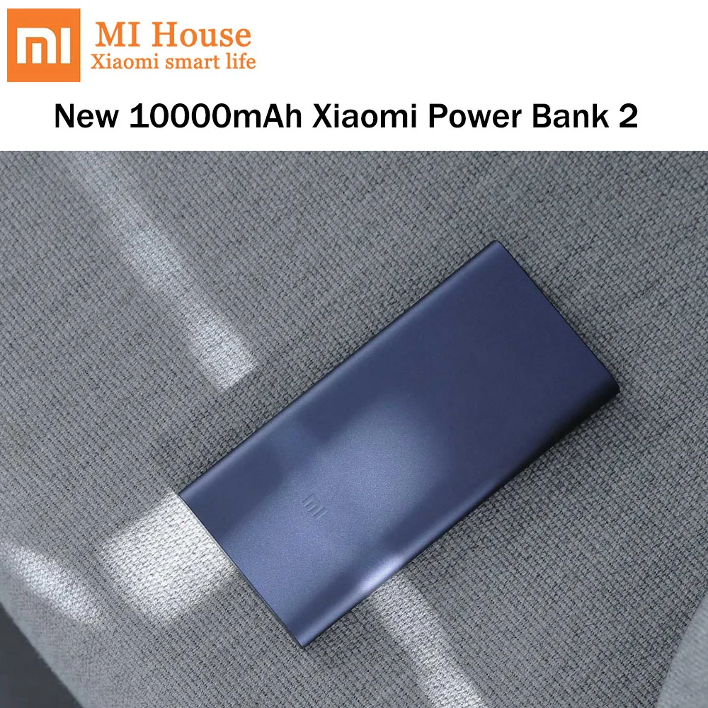 

Xiaomi New Power Bank 2 10000mAh Quick Charge Powerbank Dual-USB Portable Aluminium Fast Charging Mi Power External Battery