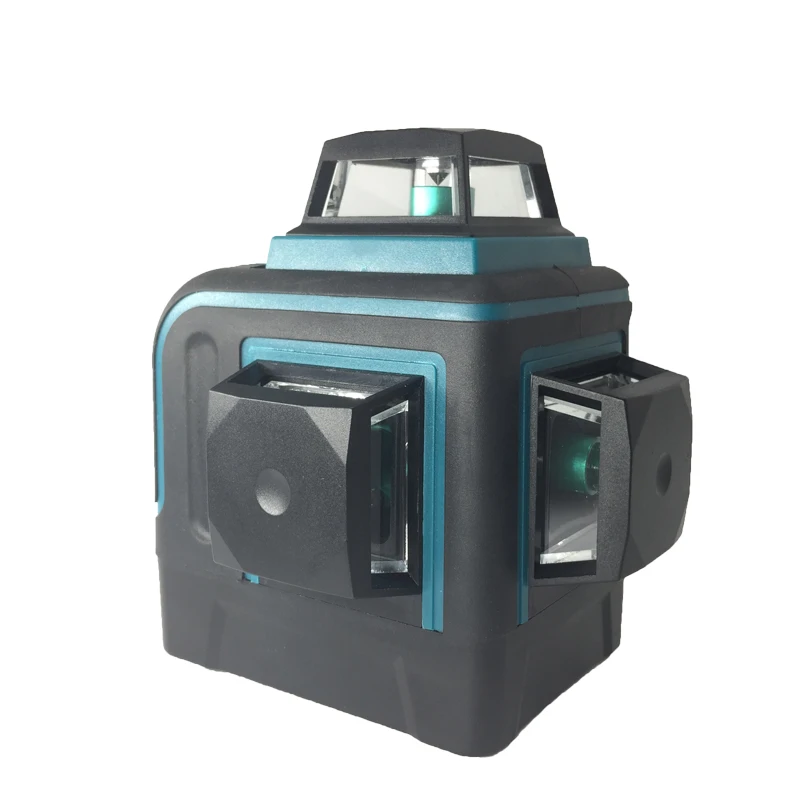 Новый 12 линейный 3D синий лазерный уровень XEAST самовыравнивающийся 360