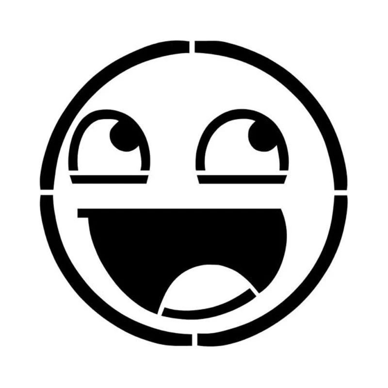 9 5 9 5 センチメートル絵文字顔おかしい車のステッカー反射車スタイリングアクセサリーオートバイc2 0547 Car Stickers Aliexpress