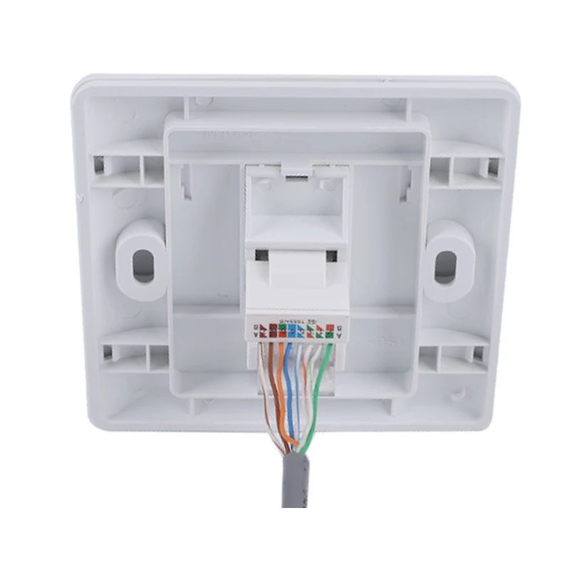 8P8C RJ45 Cat5e Cat6 UTP разъем Keystone Jack для настенной пластины без инструментов 90 градусов