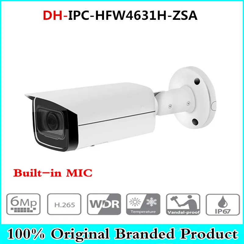 Origina 6MP IP Camera IPC-HFW4631H-ZSA Upgrade version of IPC-HFW4431R-Z with Build in Microphone SD Card slot PoE Camera 6MP HD Origina 6MP IP Camera IPC-HFW4631H-ZSA Upgrade version of IPC-HFW4431R-Z with Build in Microphone SD Card slot PoE Camera 6MP HD