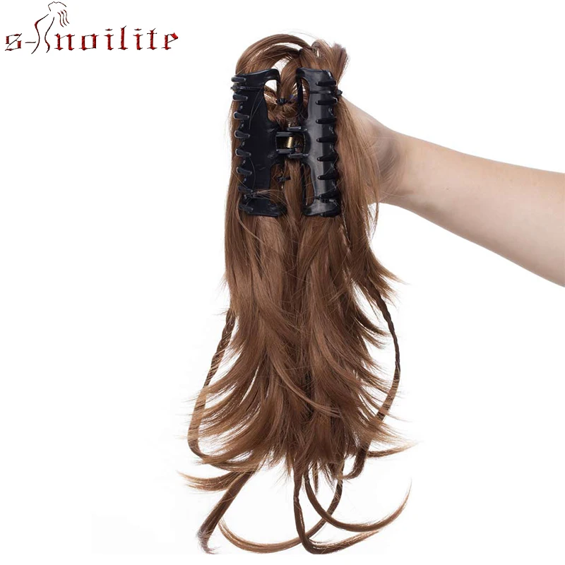 S noilite 12 &quotсинтетические волосы тесьма шнурок конский хвост клип в наращивание