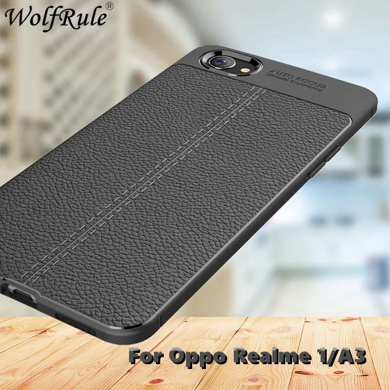 Чехол WolfRule Oppo Realme 1 чехол A3 мягкий силиконовый кожаный дизайнерский для Realme1 6&quot |