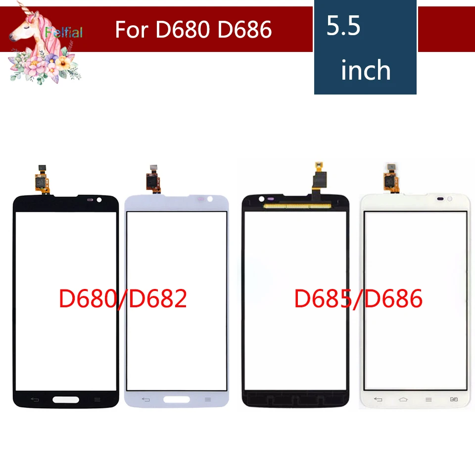 Высокое качество 5 &quotдля LG G Pro Lite D680 D682 и D685 D686 сенсорный экран дигитайзер Датчик