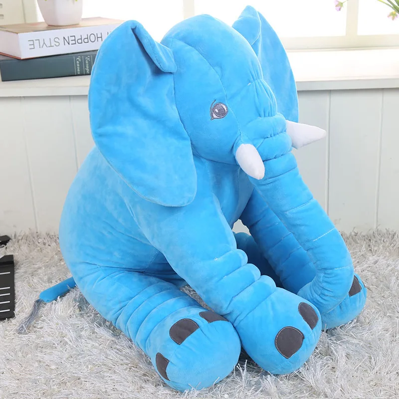 Beli Menenangkan Bayi 33 cm Gajah Bayi Anak Panjang Hidung Gajah Boneka Lembut Barang Mainan mewah Lumbal Bantal Bantal Untuk Bayi Anak Perempuan Hadiah