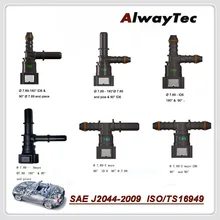 Fuel Line Quick connector K Type Hose Connector and T Type 3 way Quick Release Connect for Auto Hose Coupler