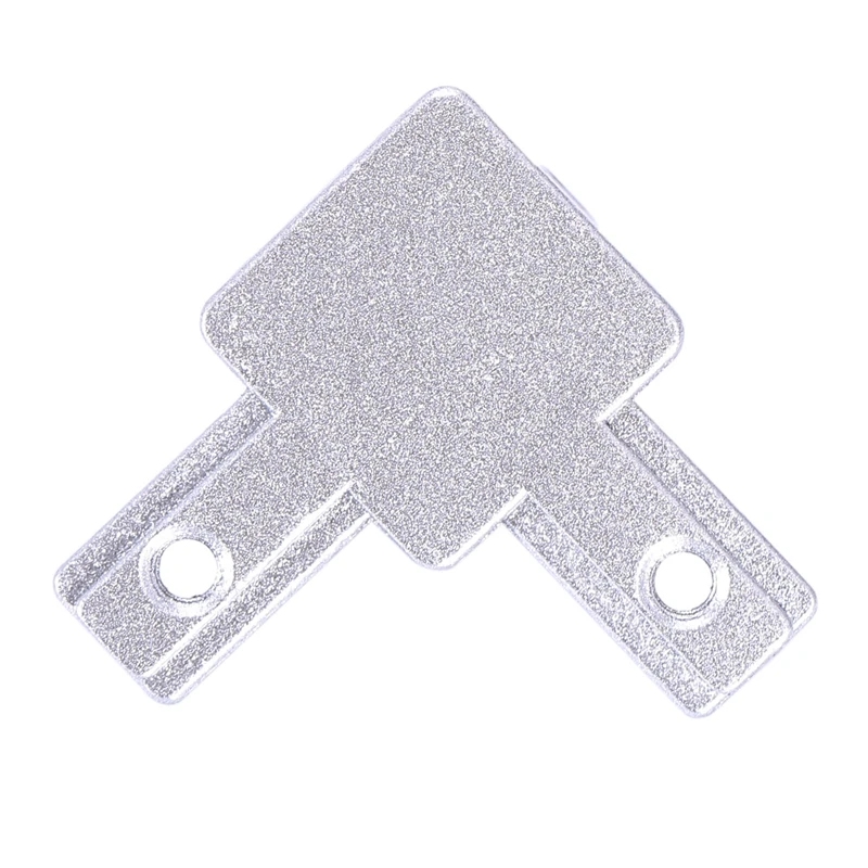 

3-Way End Corner Bracket Connector for T slot Aluminum Extrusion Profile 2020 series (Pack of 4, with screws)