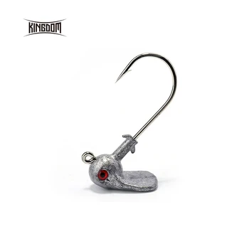 

Kingdom Jig Head Fishing Lure With Strong Hooks 5g/7g/10.5g/14g Five Colors Available Equipped With Soft Lure Bait Model 3410