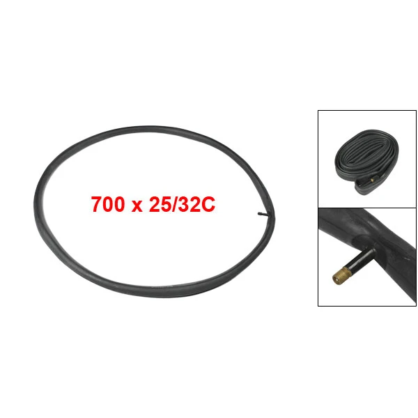 Хорошая сделка велосипедный Шредер клапан черная резиновая внутренняя трубка 700x2/32C