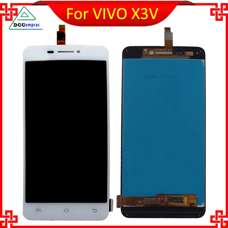 

High Quality For VIVO X3V FPC9336A LCD Display With Touch Screen White Black Color Mobile Phone Repair Parts Free Tools