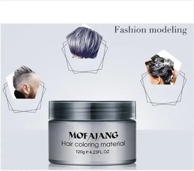 MOFAJANG одноразовая формовочная паста для волос цвет воска 7 видов цветов на выбор